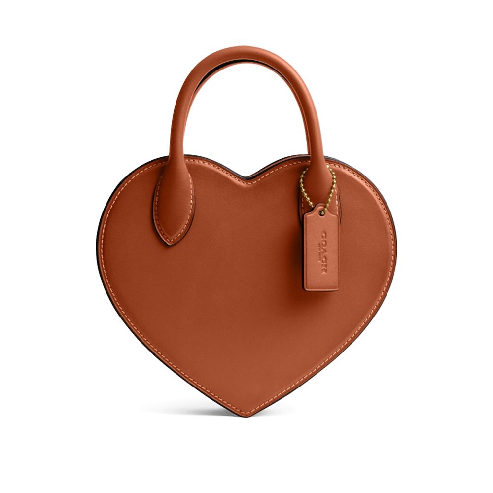 Coach 再生皮革心型包