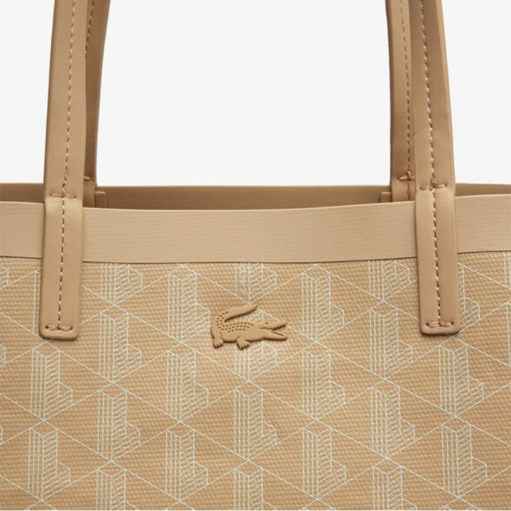 SHOPPING BAGZELY塗層帆布 MONOGRAM 中號托特包