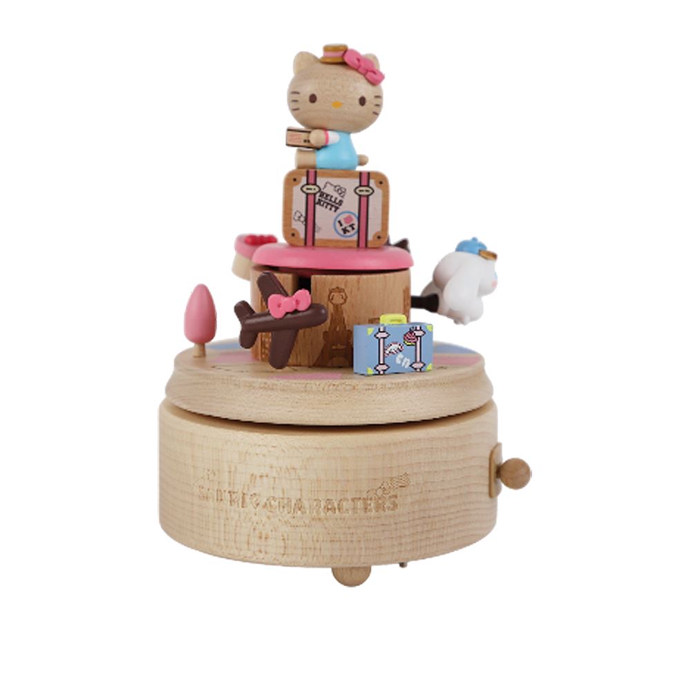 Sanrio Sanrio三麗鷗 獨家限定 HELLO KITTY好朋友們 造型木質音樂鈴