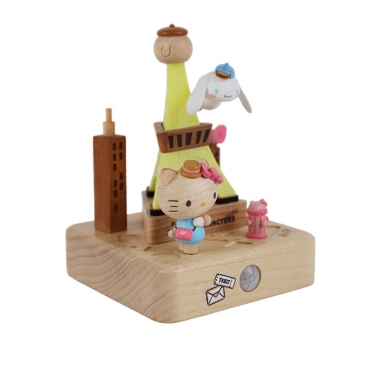 Sanrio三麗鷗 HELLO KITTY與大耳狗喜拿獨家限定木質感應燈Sanrio三麗鷗|HELLO KITTY 與大耳狗喜拿 獨家限定木質感應燈