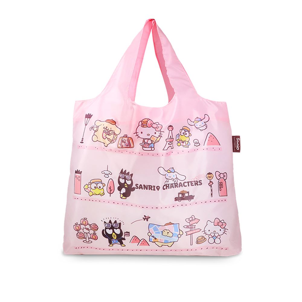 Sanrio Sanrio三麗鷗 Hello Kitty 好朋友環保春捲包購物袋 郊遊款
