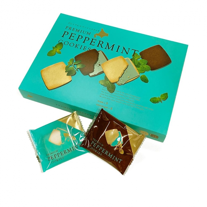 PREMIUM PEPPERMINT COOKIES北見鈴木製菓｜北海道限定優選薄荷巧克力餅禮盒