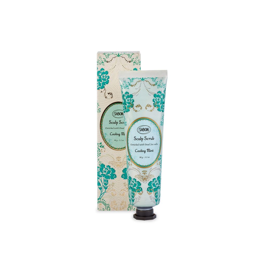 SABON 沁心薄荷 死海鹽頭皮磨砂膏90G (條裝)