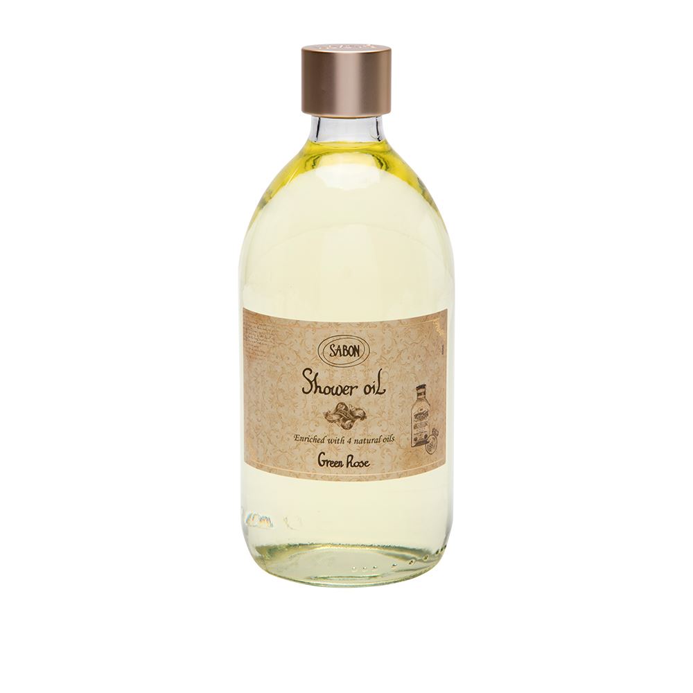 SABON 以色列綠玫瑰沐浴油500ml