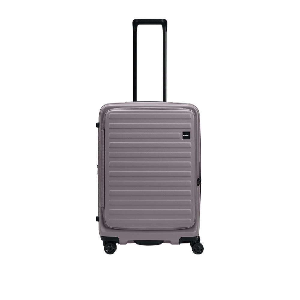 LOJEL LOJEL CUBO 升級版 26吋 前開式可擴充 防盜防爆拉鍊行李箱 大地灰