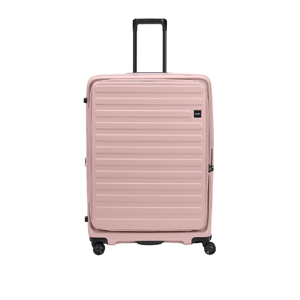 LOJEL LOJEL CUBO 升級版 30吋 前開式可擴充 防盜防爆拉鍊行李箱 嫩粉