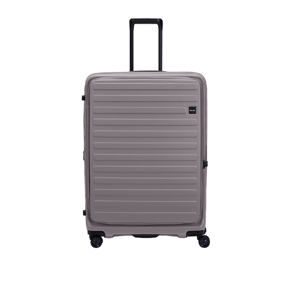 LOJEL LOJEL CUBO 升級版 30吋 前開式可擴充 防盜防爆拉鍊行李箱 大地灰