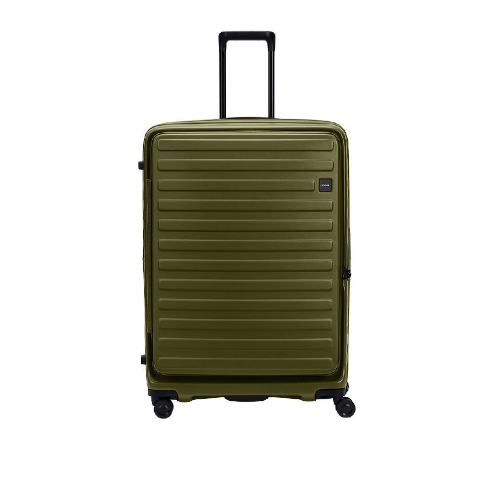 LOJEL LOJEL CUBO 升級版 30吋 前開式可擴充 防盜防爆拉鍊行李箱 仙人掌綠