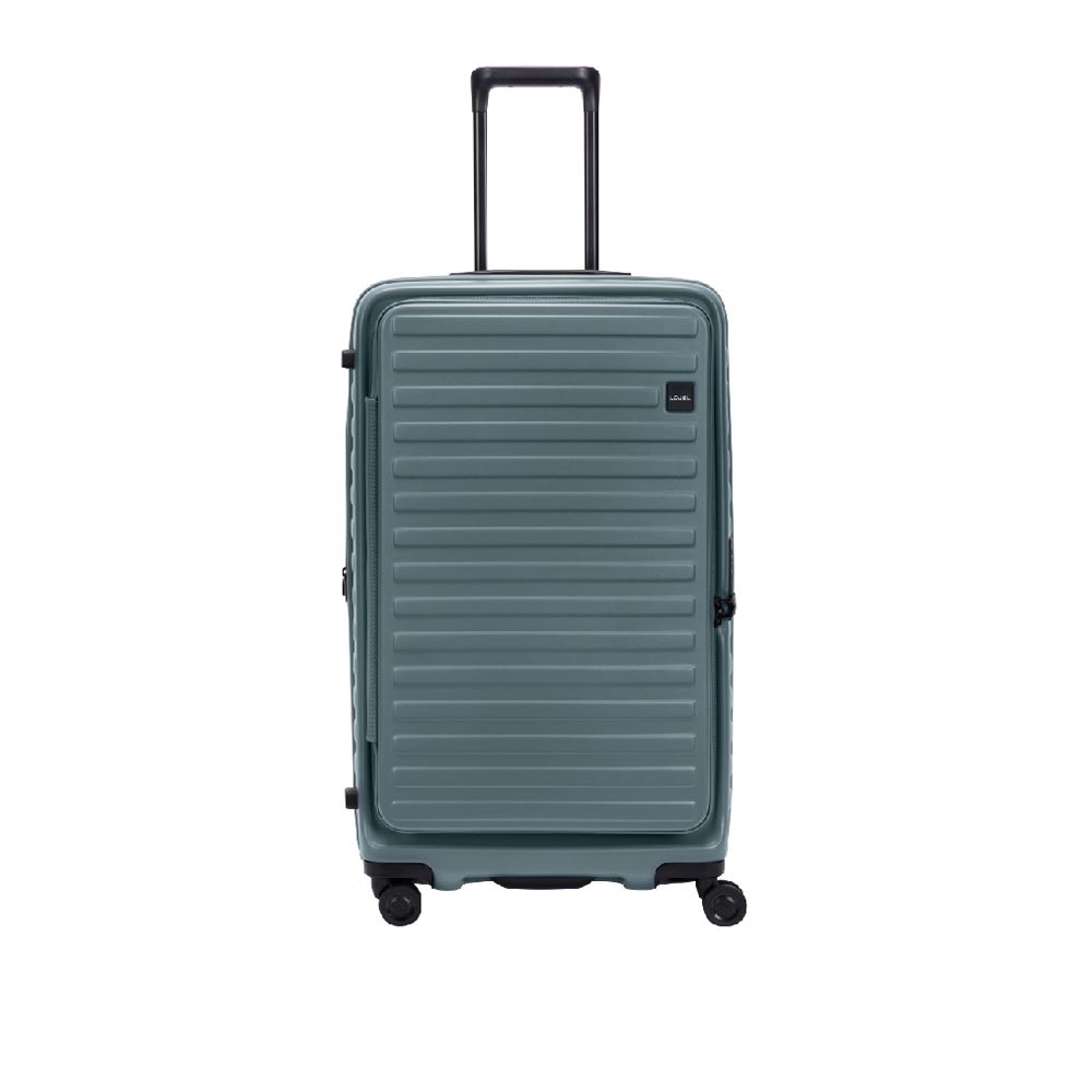 LOJEL LOJEL CUBO 升級版 29.5吋 前開式可擴充 防盜防爆拉鍊行李箱 岩石藍