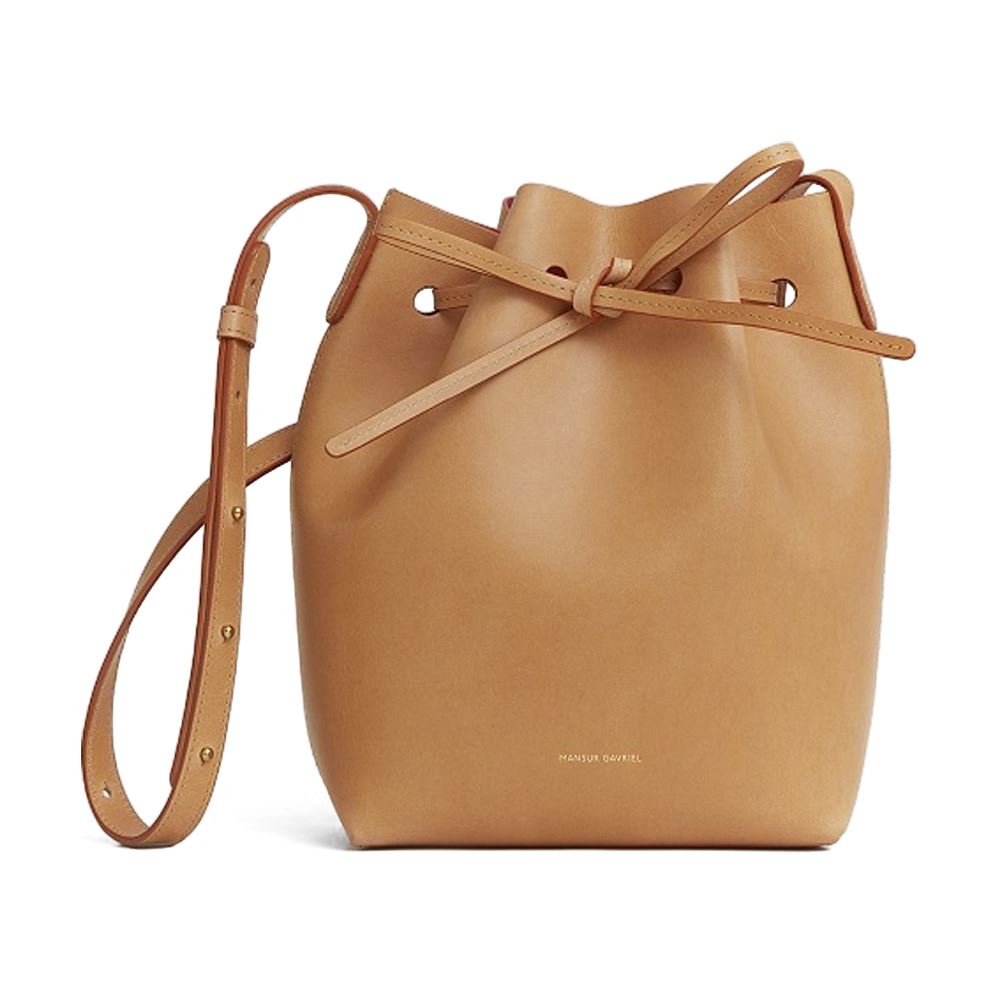 MANSUR GAVRIEL Mini Bucket-駝粉水桶包-HMB004VC