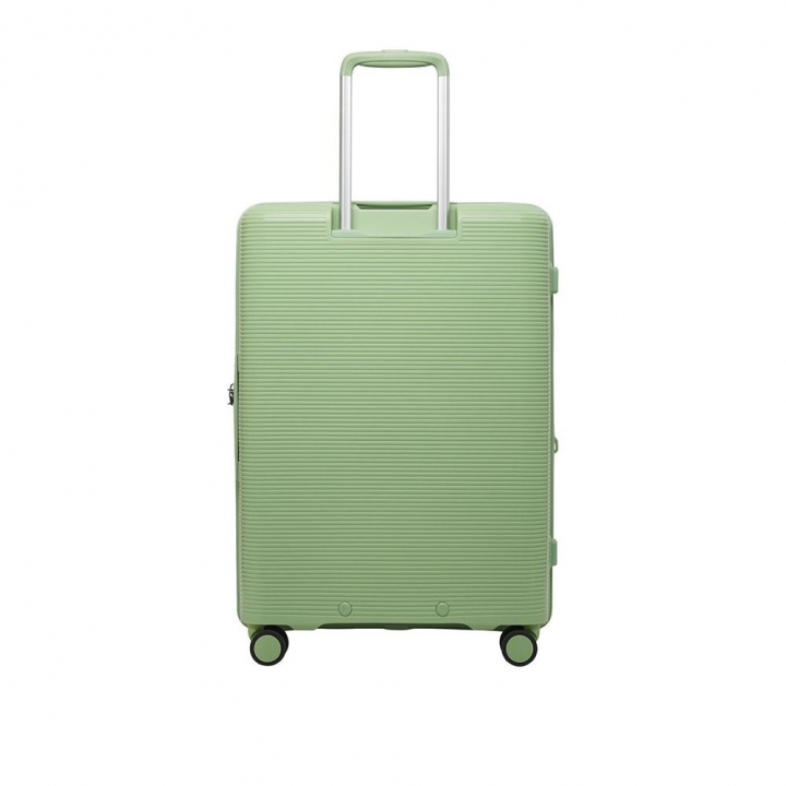 FORZA 28FORZA 魔方系列 28吋可擴充雙層防盜拉鍊行李箱綠