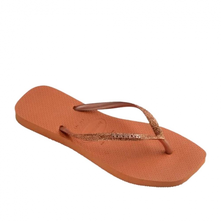 Slim Square Glitter Flip FlopsSlim Square Glitter方形拖鞋