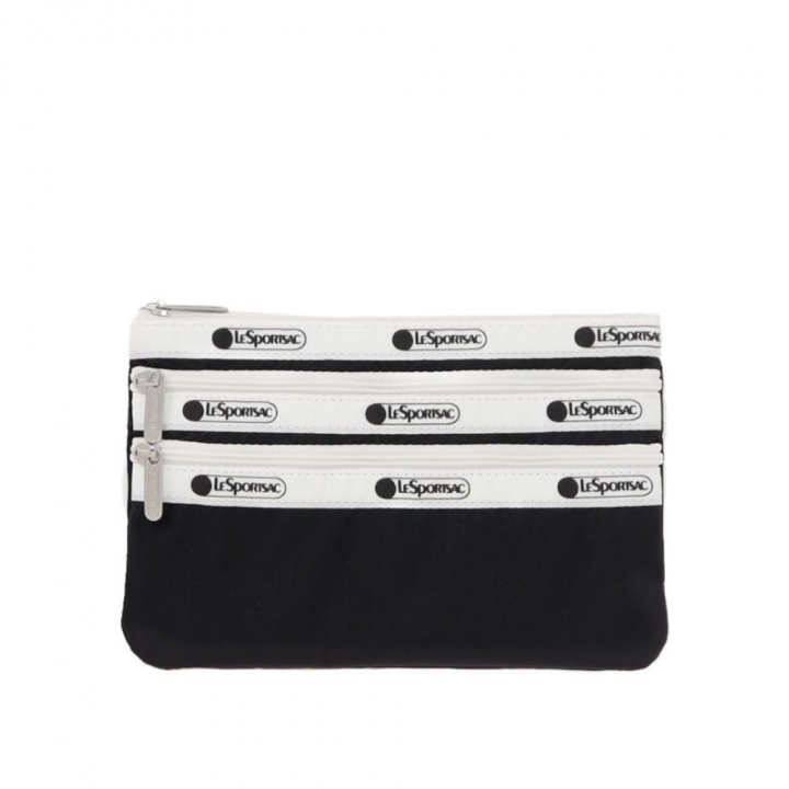 3-ZIP COSMETIC三層拉鍊化妝包