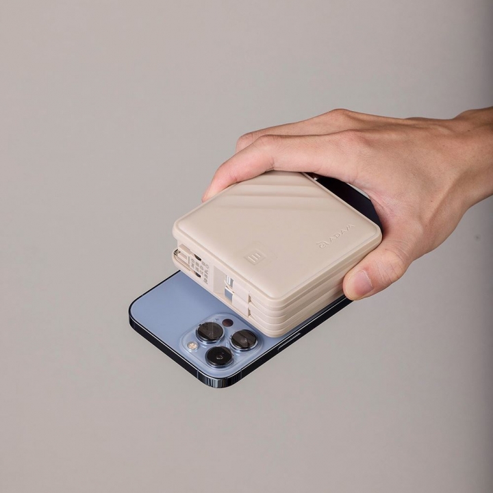 GRAVITY X5 USB-C & Lightning 五合一萬用磁吸行動電源 15000mAh 沙漠