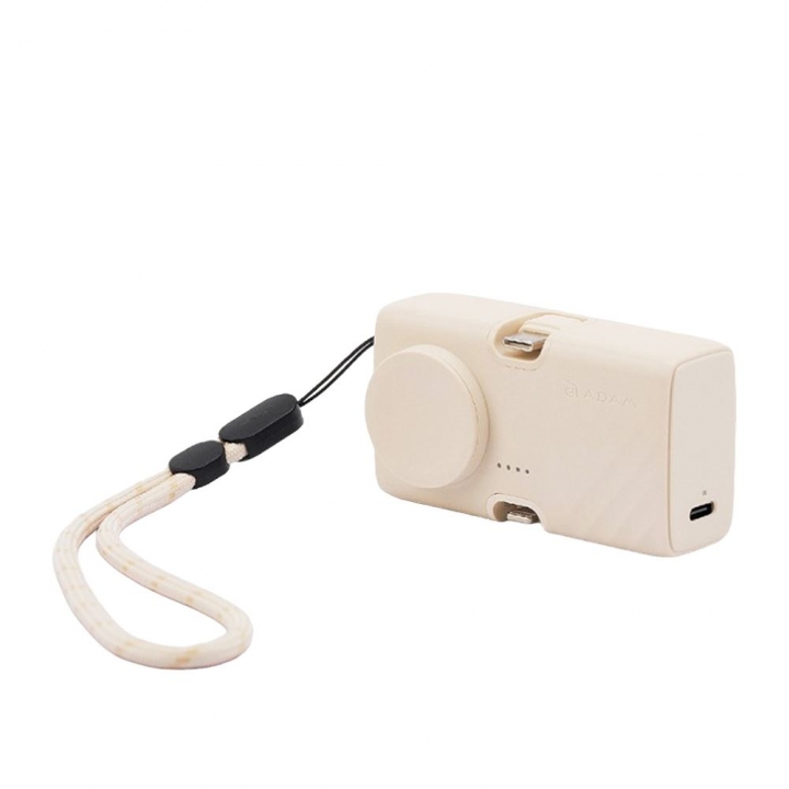 GRAVITY 3 三合一 折疊口袋行動電源 5000mAh 奶茶色