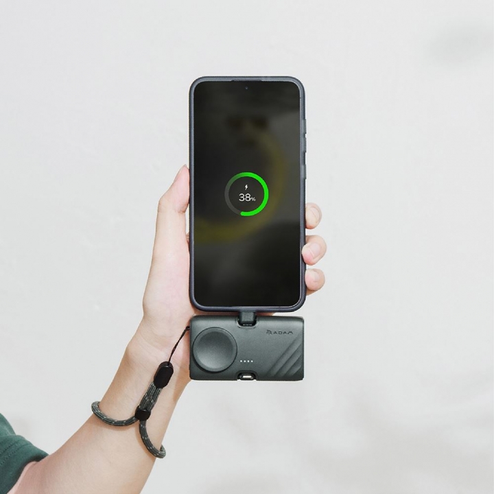 GRAVITY 3 三合一 折疊口袋行動電源 5000mAh 奶茶色