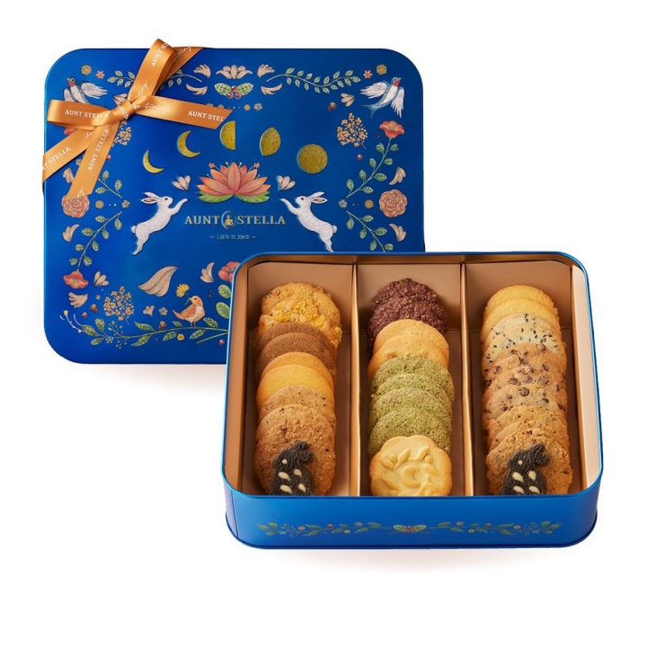Aunt Stella 詩特莉｜星夜花語餅乾月餅中秋公益禮盒（預購商品）