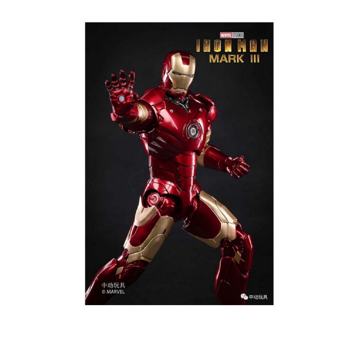 中動鋼鐵人Mark III 7吋可動人偶發光款中動鋼鐵人Mark III 7吋可動人偶發光款
