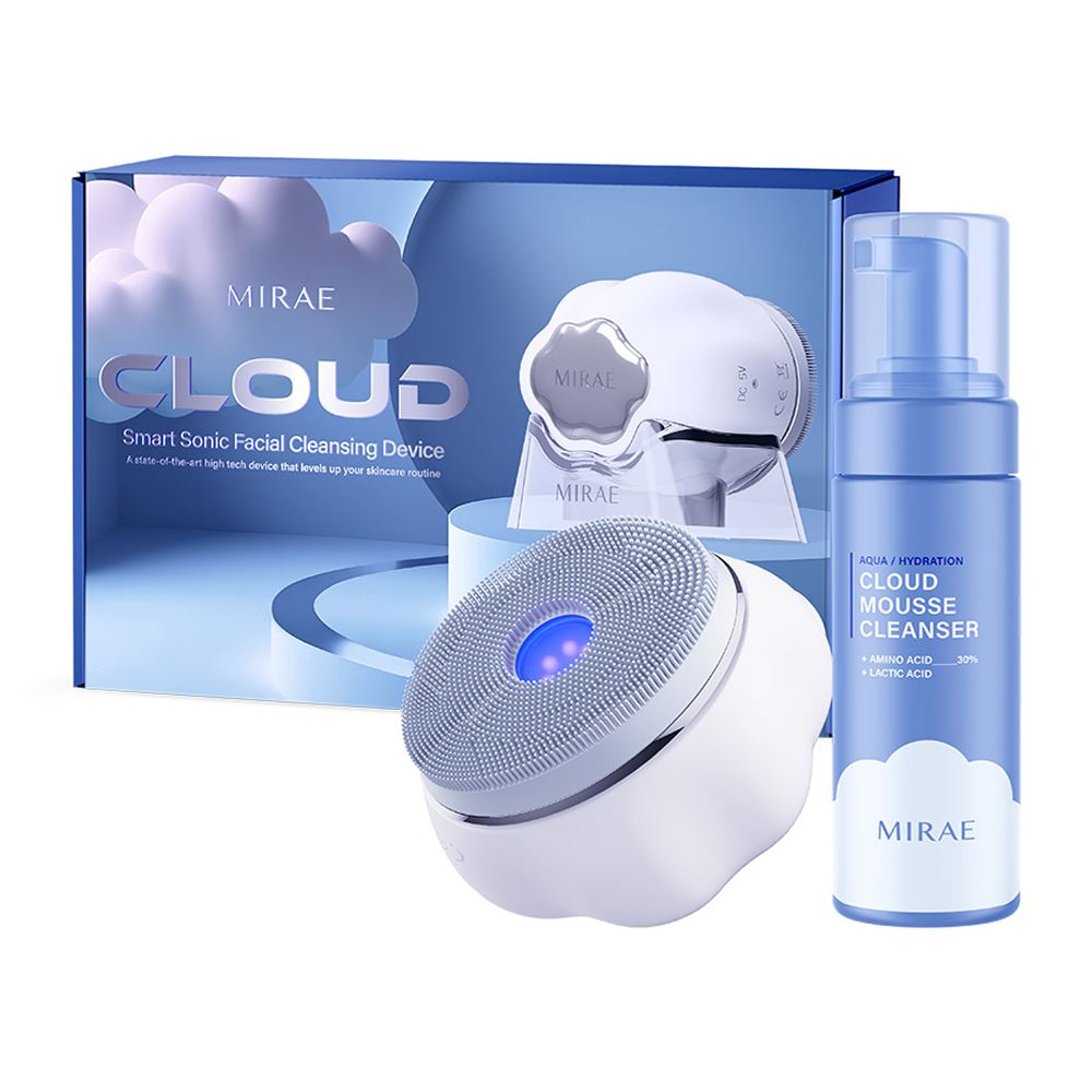 MIRAE MIRAE 未來美｜白金級雲朵洗臉機+雲朵泡泡潔顏慕絲 150ml