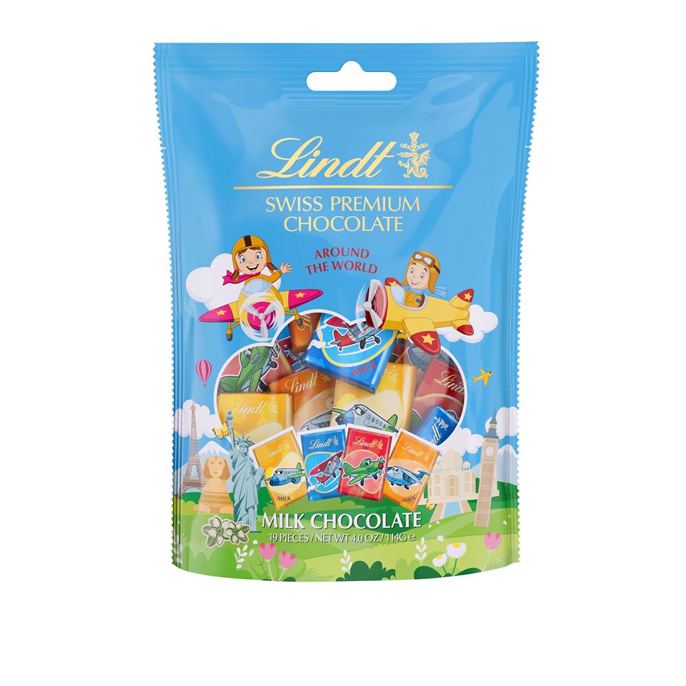 Lindt LINDT 瑞士蓮｜綜合袋裝牛奶巧克力薄片