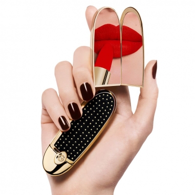 ROUGE G 24 LIPS CASE LES STUDS紅寶之吻高訂紅絲絨唇膏殼