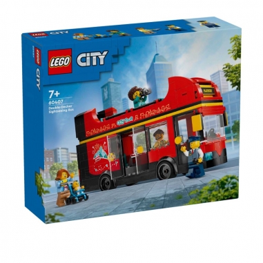 LEGO樂高 LEGO 樂高 Ciy系列 60407 紅色雙層觀光巴士