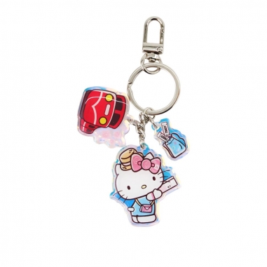 Sanrio三麗鷗 KITTY與好朋友壓克力串串鑰匙圈 Hello Kitty阿里山小火車Sanrio三麗鷗|KITTY與好朋友壓克力串串鑰匙圈 Hello Kitty阿里山小火車
