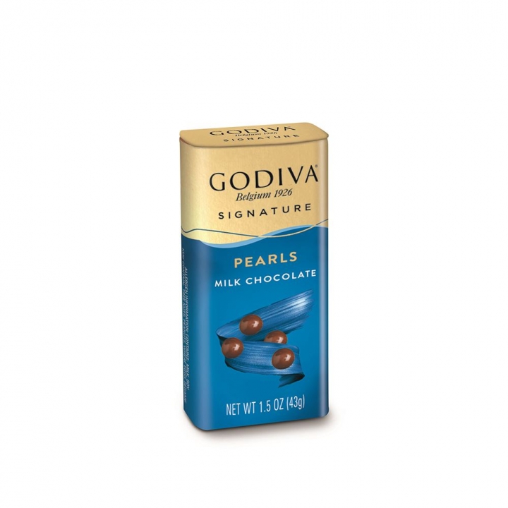 CHOCOISTE PEARLS MILKGODIVA｜經典鐵盒牛奶巧克力豆