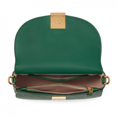 DAKOTA TEXTURED LEATHER MEDIUM SADDLE BAGDAKOTA肩背包