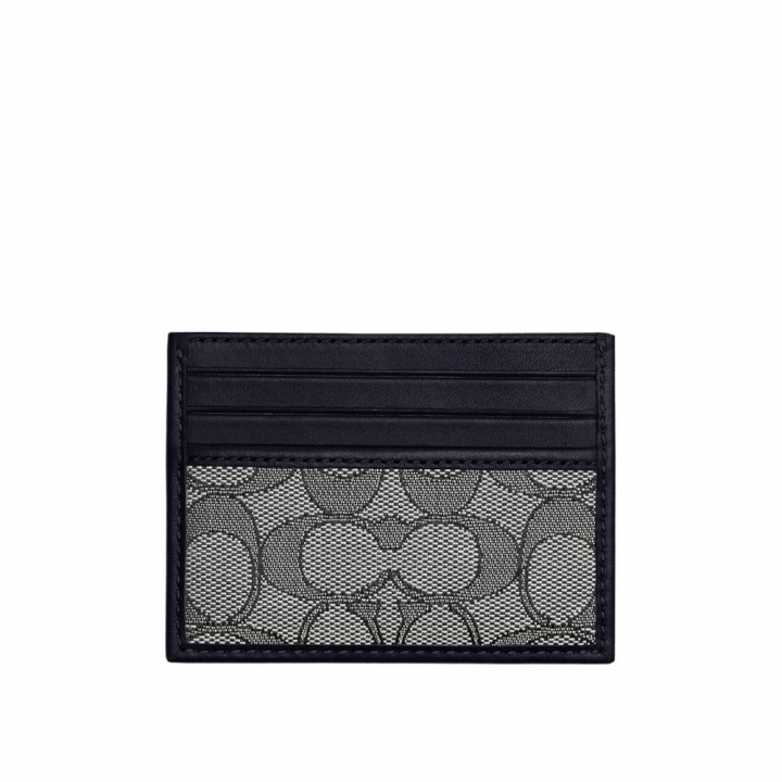 RFND CC SIG JACQRD NAVY/MIDNIGHT NAVY ONEREFINED FLAT CARD CASE名片夾信用卡夾