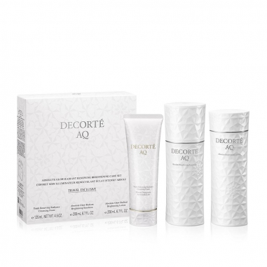 DECORTE AQ ABSOLUTE GLOW-RADIANT RENEWING BRIGHTENING CARE SET黛珂 AQ煥妍嫩白滋潤套裝