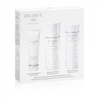 DECORTE AQ ABSOLUTE GLOW-RADIANT RENEWING BRIGHTENING CARE SET黛珂 AQ煥妍嫩白滋潤套裝