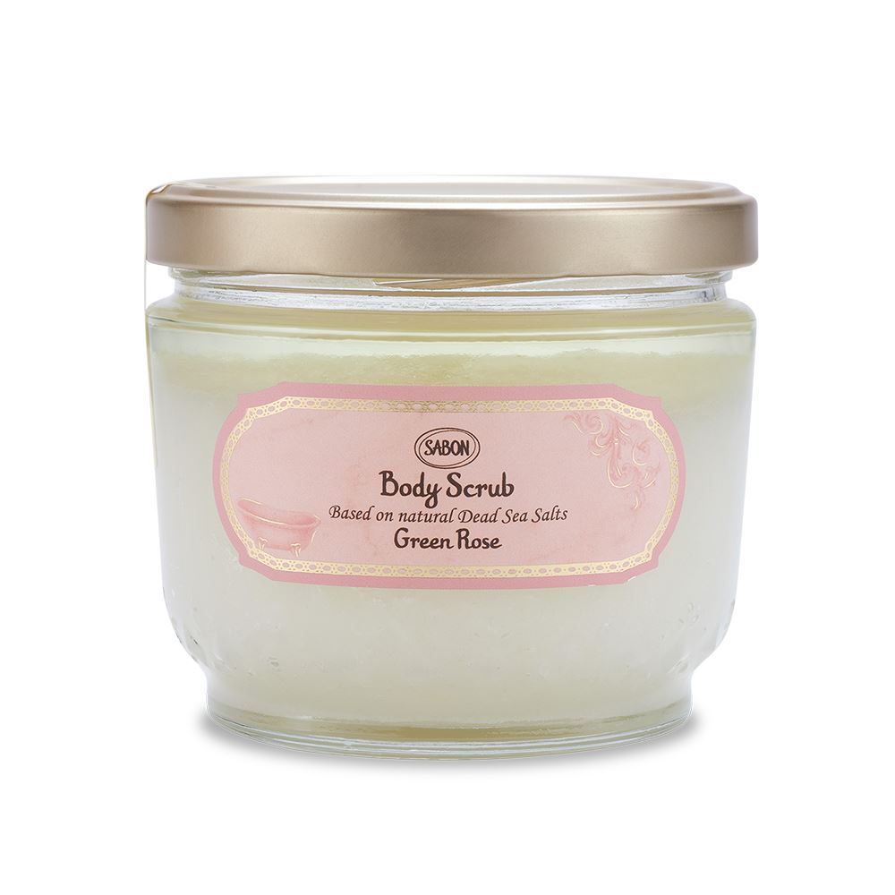 SABON 綠玫瑰身體磨砂膏600g