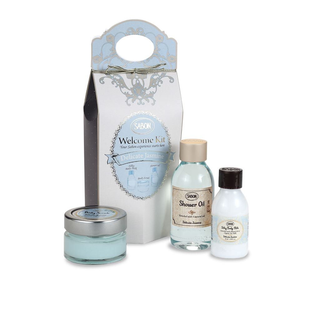 SABON 茉莉花語 明星三部曲推薦組 NEW
沐浴油100ml+身體磨砂膏60g+絲綢身體乳液50ml