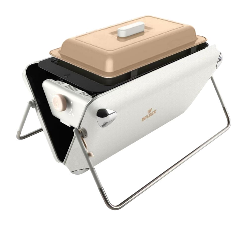 Wildex Wildex｜多功能電烤煮煎料理爐 米白款