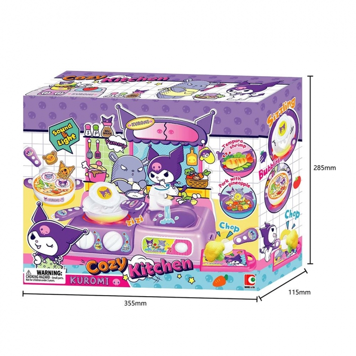 Sanrio 三麗鷗｜酷洛米仿真家家酒聲光爐台廚具組