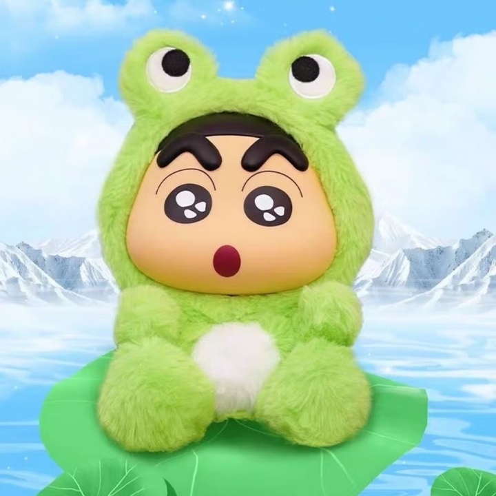 ANIMAL 蠟筆小新動物搪膠毛絨vol.1系列盲盒公仔玩偶 (單入隨機出貨)