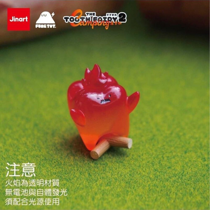 JINART × Funktoy牙牙家族 二代 露營趣盲盒手辦公仔盒玩 (單入隨機出貨)