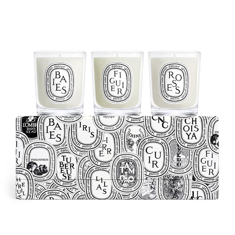 diptyque 香氛蠟燭組合 - 70g（漿果、無花果樹、玫瑰）