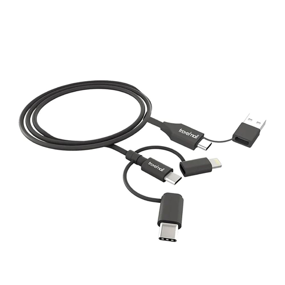Travelmall Travelmall 5in1 100W 數據傳輸快充線 黑色