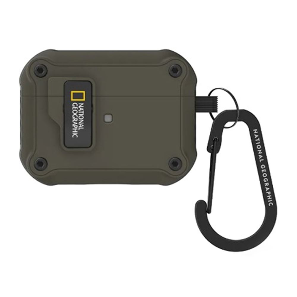 National Geographic NatGeo RuggedBumper AirPodsPro1&2自動開蓋-卡奇