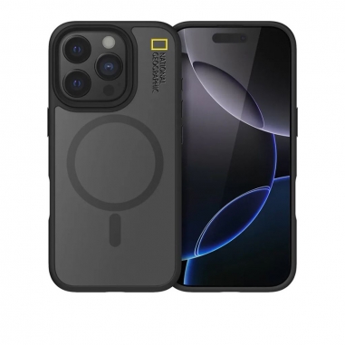 National Geographic國家地理 NatGeo Matte 磁吸霧面保護殼IP16 ProMax-霧黑