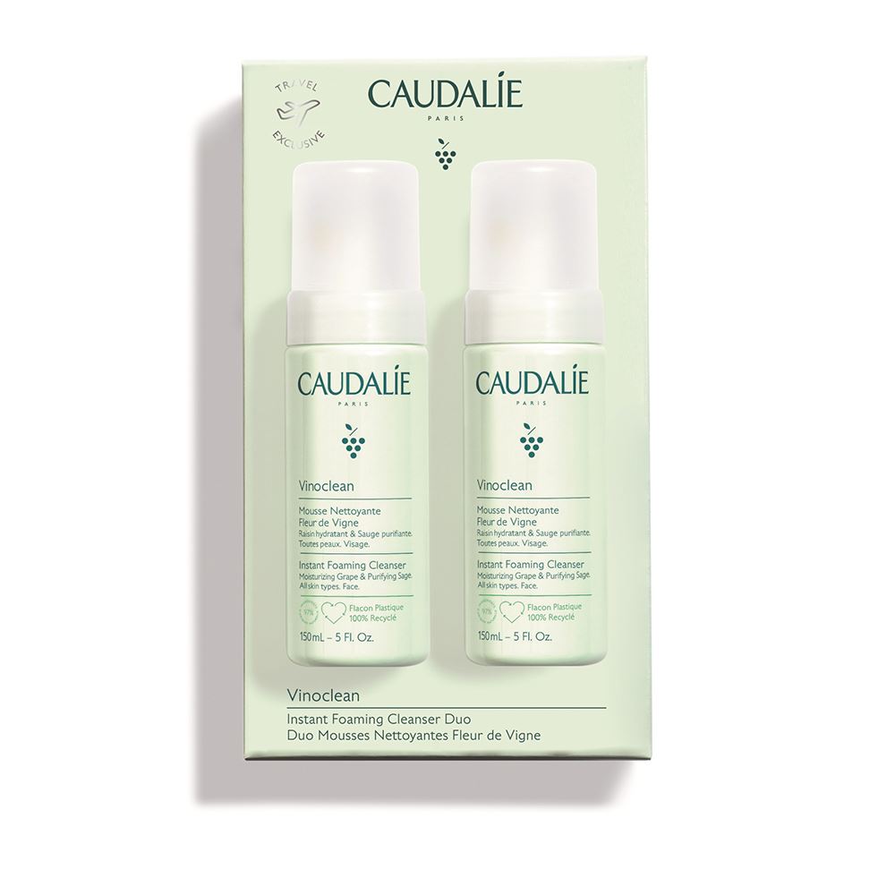 Caudalie 葡萄籽潔面泡沫套裝