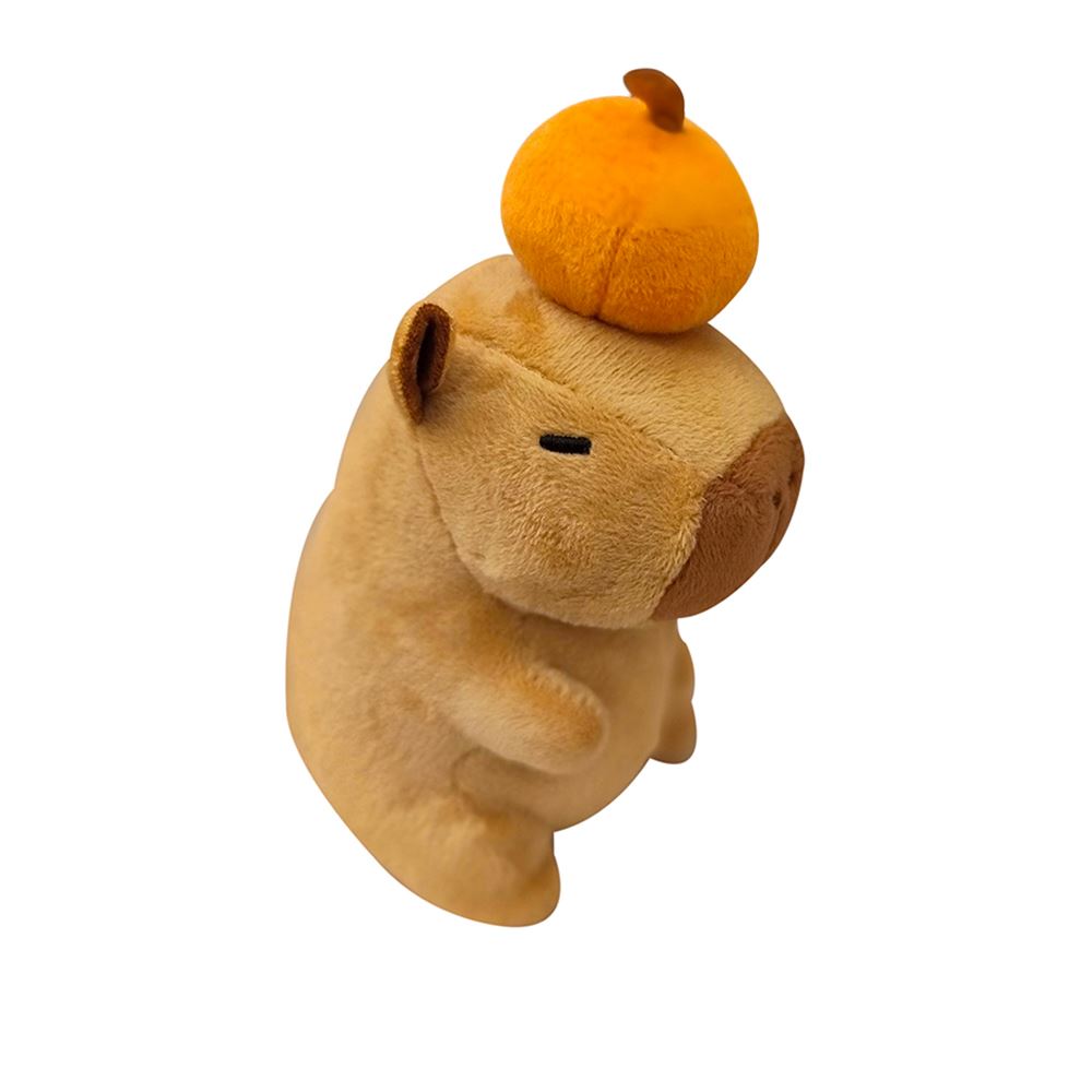 17 Together 卡皮巴拉超萌療癒桔水豚君絨毛玩偶