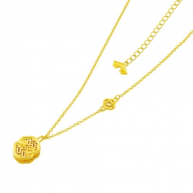Ever Rich Jewelry昇恆昌珠寶 御寶系列_純金項鍊_如意珍玩寶