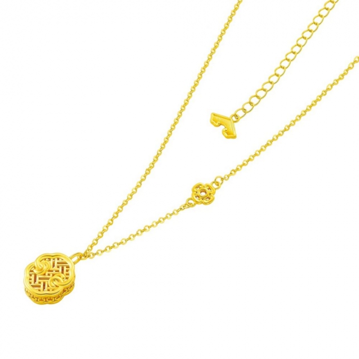 Royal Treasure _Gold Necklace_Ruyi御寶系列_純金項鍊_如意珍玩寶
