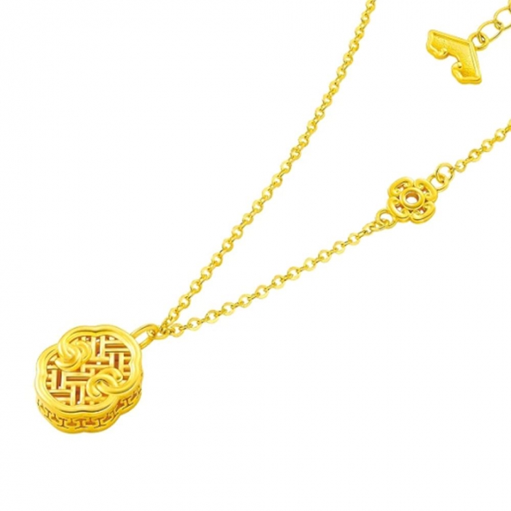 Royal Treasure _Gold Necklace_Ruyi御寶系列_純金項鍊_如意珍玩寶