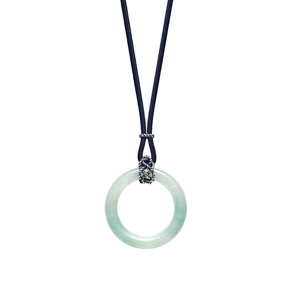 Ever Rich Jewelry 御寶系列_翡翠項鍊_雙錢紋寶