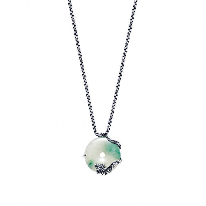 Royal Treasure _Jade Necklace_Dragon御寶系列_翡翠項鍊_尊龍寶