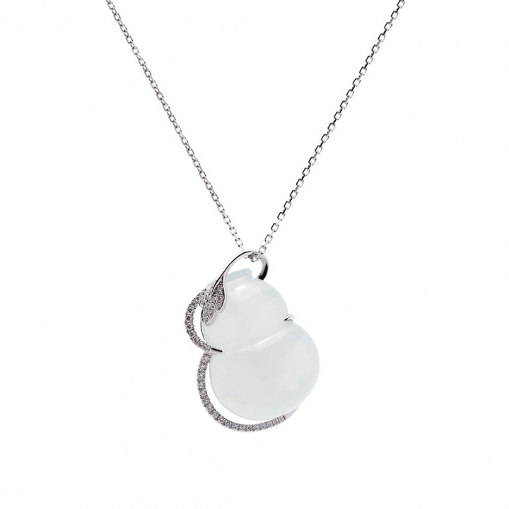 Royal Treasure _Jade Necklace_Hulu御寶系列_翡翠項鍊_福祿寶